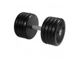 Гантель классик MB Barbell с вращающейся ручкой 43 кг MB-FdbEM-B43