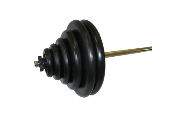 Штанга тренировочная 117,5 кг MB Barbell черный 600_380