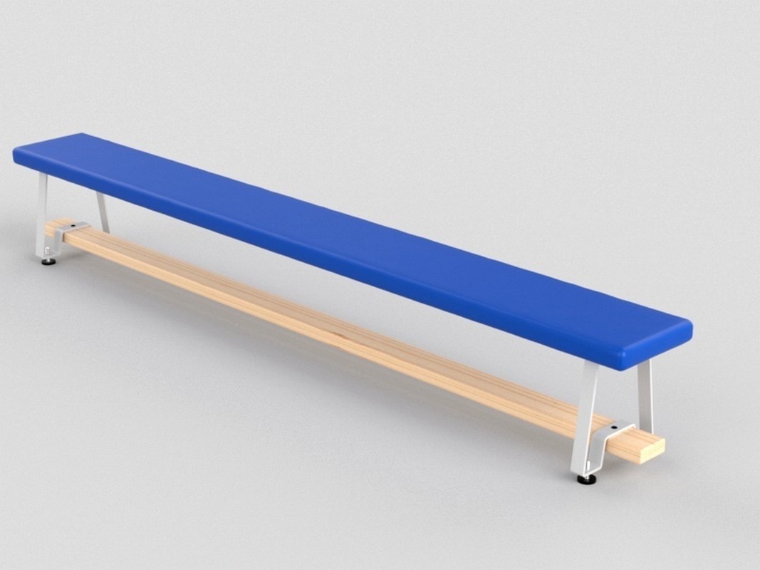 Скамья гимнастическая 3м Atlet Мягкая, поролон,тент, на металл. ножках IMP-A497 1067_800