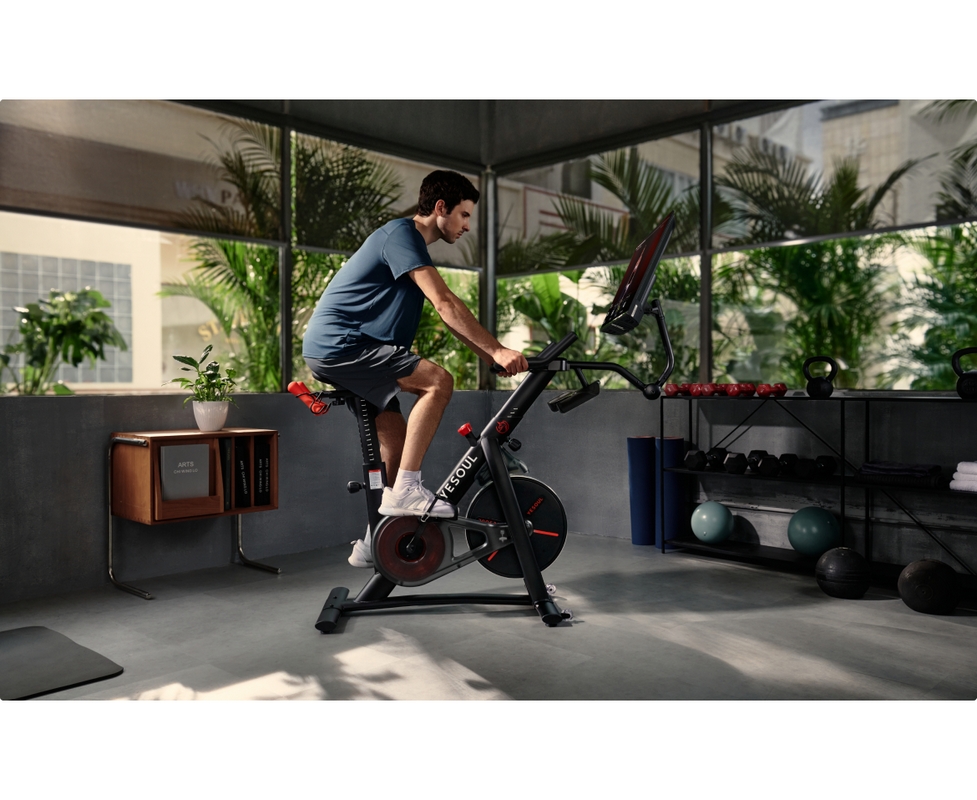 Велотренажер Yesoul Smart Spinning bike G1MAX черный 977_800