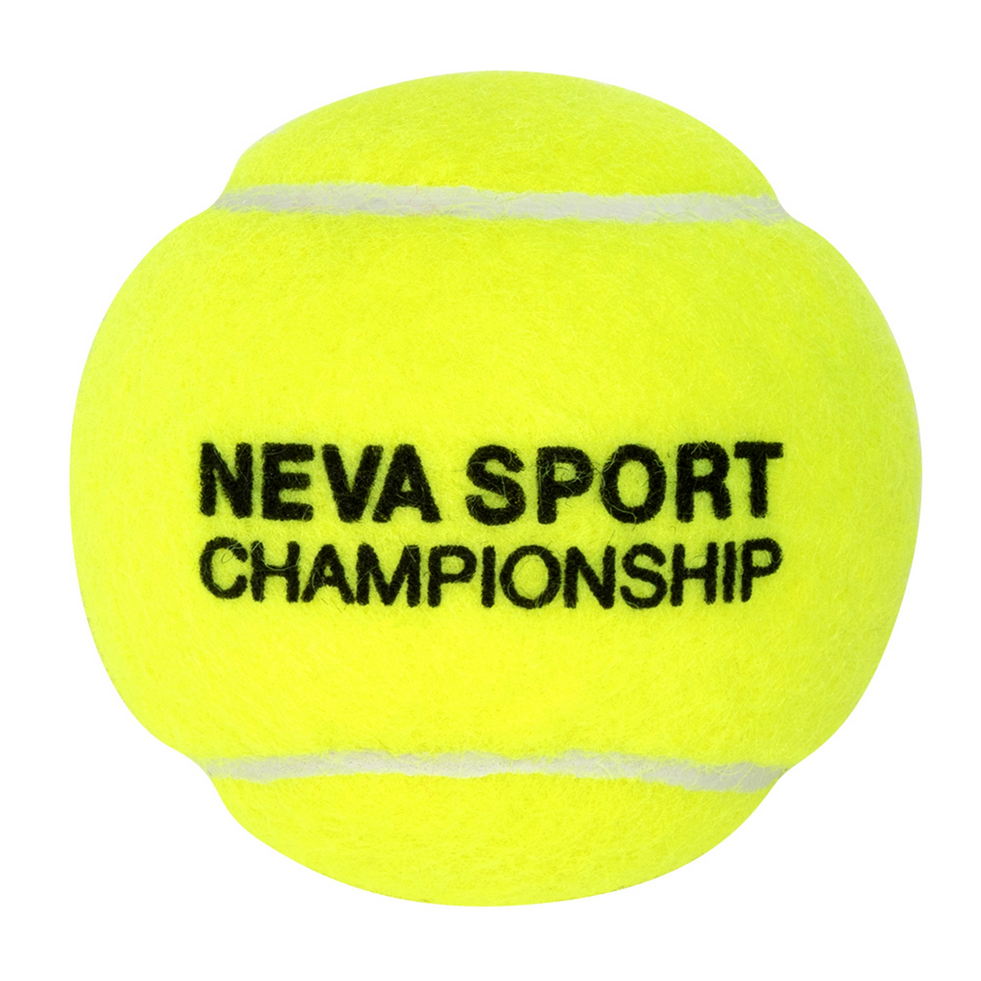 Мяч для большого тенниса Neva NS Championship 3B 124001 желтый 2000_2000