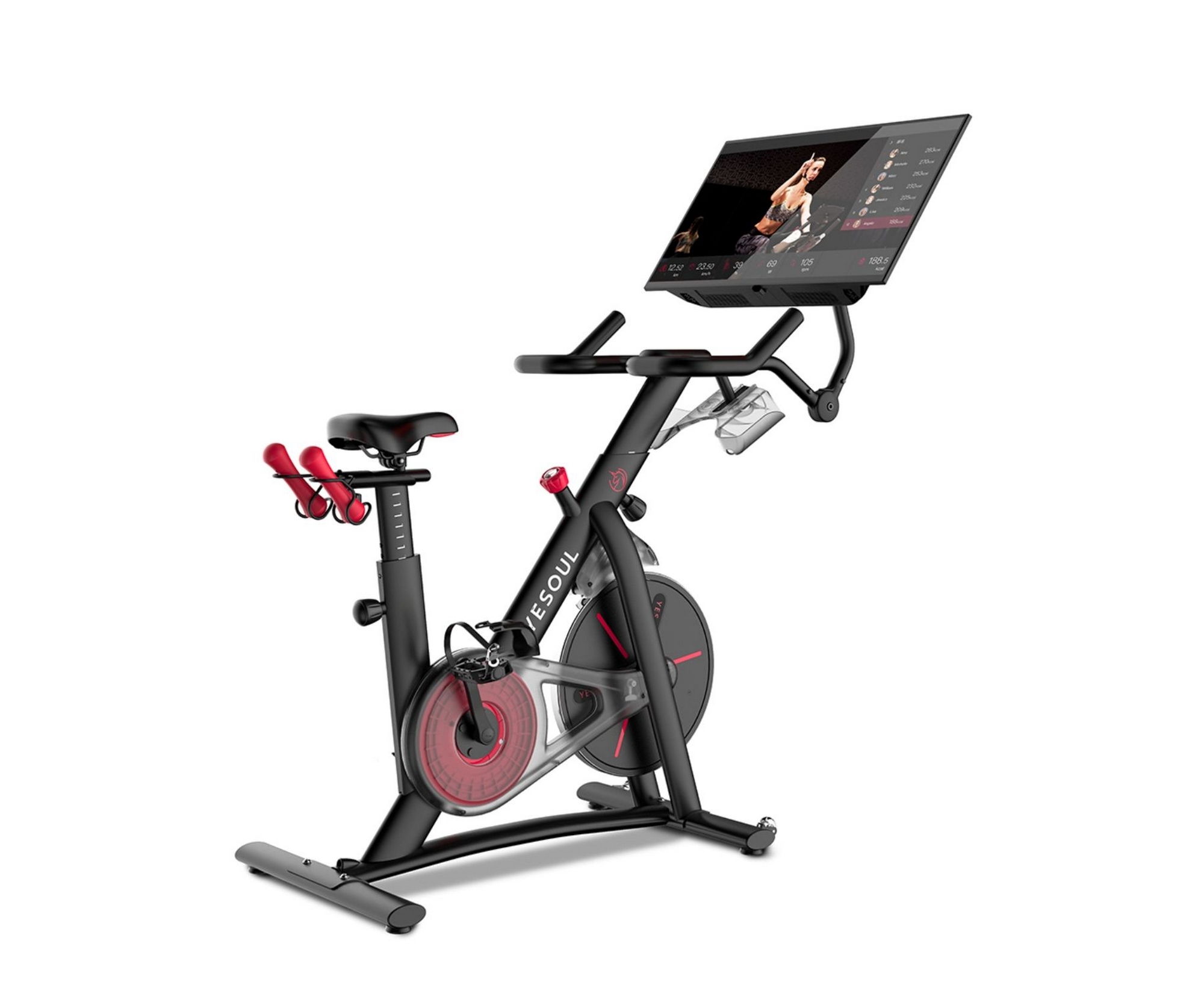 Велотренажер Yesoul Smart Spinning bike G1MAX черный 2000_1636