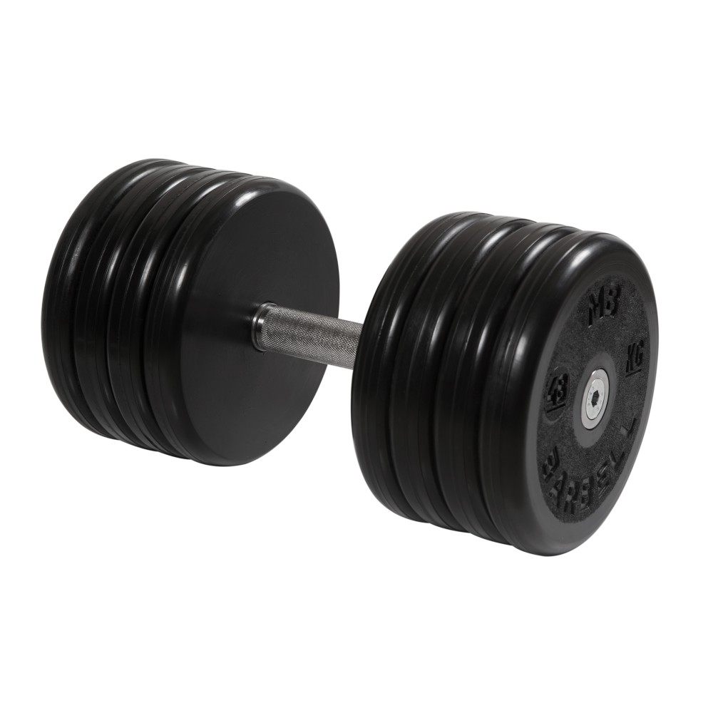 Гантель классик MB Barbell с вращающейся ручкой 48 кг MB-FdbEM-B48 1000_1000