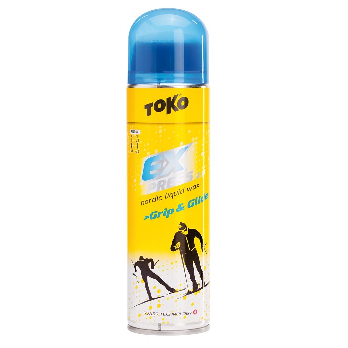 Экспресс смазка TOKO 5509266 Express Grip & Glide (0°С -30°С) 200 ml 700_700