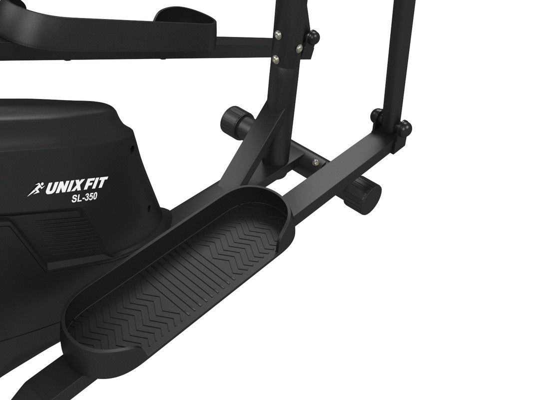 Эллиптический тренажер UnixFit SL-350 Black (коврик в подарок) 1067_800