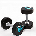 Гантели в уретане 50 кг Live Pro Premium Urethane Dumbbells LP8000-50 120_120